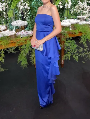 Vestido Longo Azul
