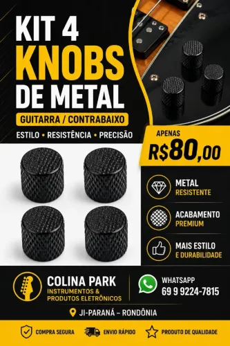 Kit Knobs Guitarra/ Contrabaixo
