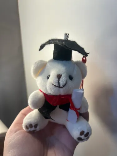 Chaveiro ursinho formando formatura urso pelúcia