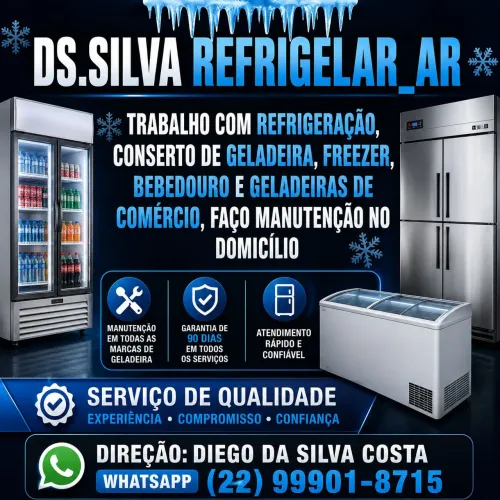 Trabalho com refrigeração faço conserto de geladeira whatsapp *