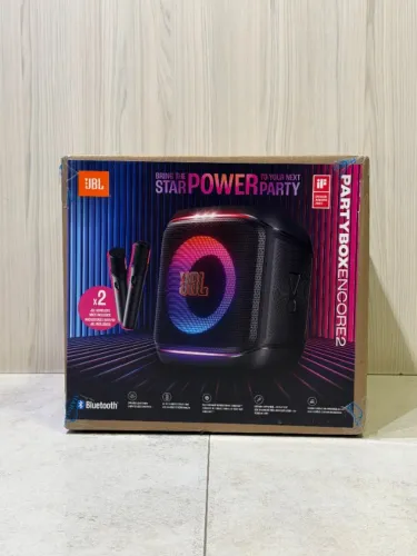 2 MIC - JBL PARTYBOX ENCORE ESSENTIAL 2 - LACRADA / NACIONAL