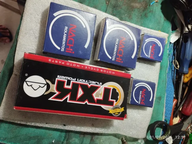 Biela e rolamentos da fazer 250 e XTZ 250 novas