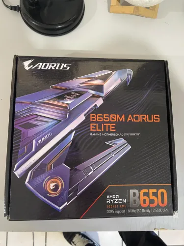 Placa mãe Aorus Elite B650M AMD M5 e DDR5