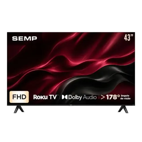 Smart TV Semp 43? Full HD Roku - Nova Lacrada