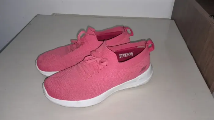 Tênis Stretch Rosa Feminino Nº 37