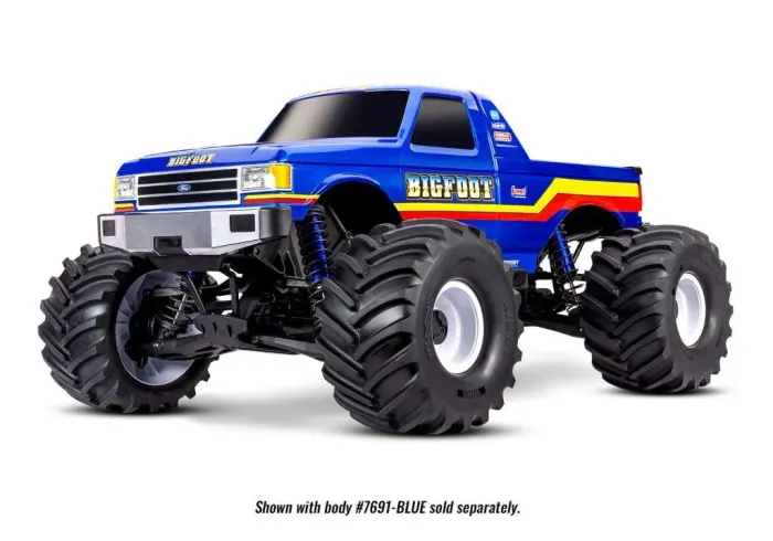 CARRO TRAXXAS X-MAXX MT CHASSIS KIT 77036-4 W/BOLHA 7691-BLUE