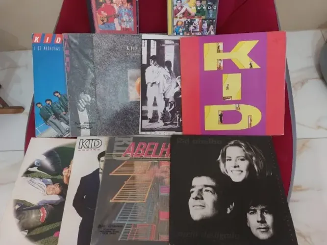 KID ABELHA: Discos VINIL / LP - COLEÇÃO COMPLETA - Originais / Usado - Para Colecionadores
