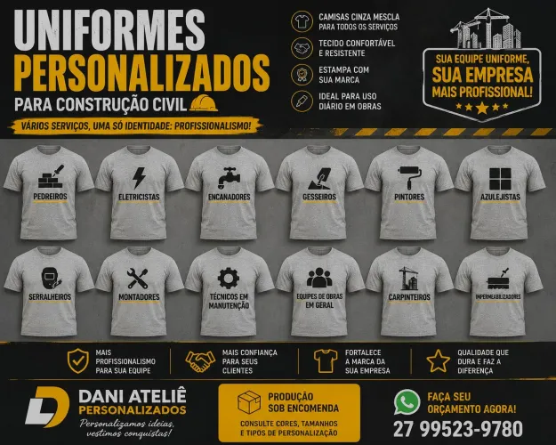 Uniformes personalizados 