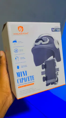 Suporte celular para moto com proteção