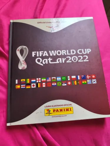 Album copa do mundo 2022 capa dura completo