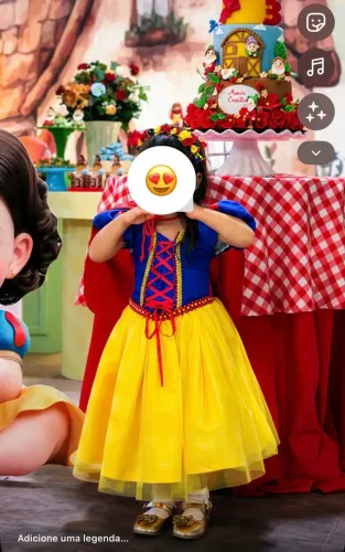 Vestido branca de neve usado 1 vez