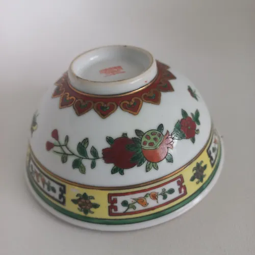 Tijela chinesa original vintage porcelana pintura à mão