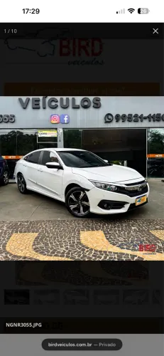 Honda Civic Sedan EXL 2.0 Flex 16V Aut.4p 2019