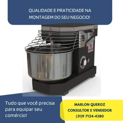 Amassadeira Espiral 5Kg Bivolt Braesi Nova