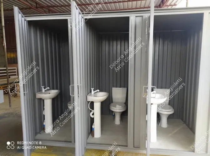 Container banheiro ? desmontável