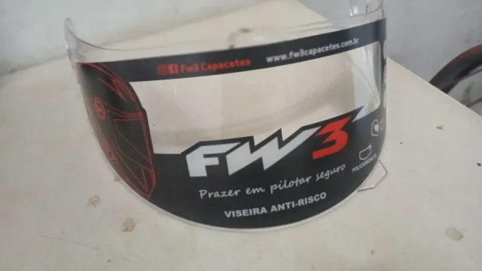 Viseira cristal original fw3 NOVA