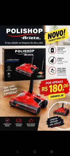 Vassoura Mágica Polishop