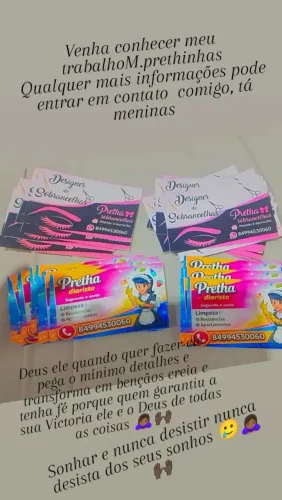 Trabalho de diarista 
