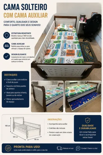 Cama de solteiro