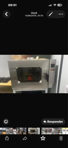 Forno turbo pro gás 5 telas 