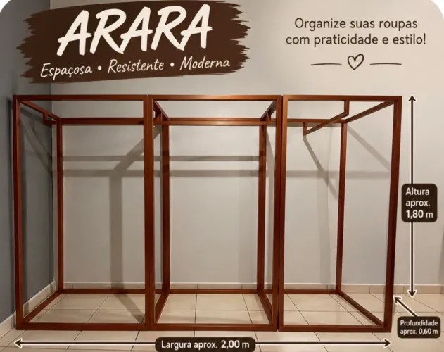 Vende se arara closet