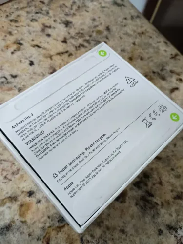 Airpods Pro 3 Lacrado Original NF 02/09/26 garantia 1 Ano!