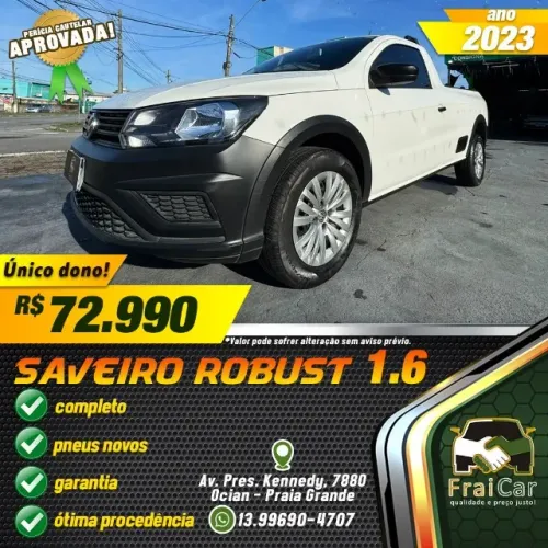 Volkswagen Saveiro Robust 1.6 Total Flex 16V 2023