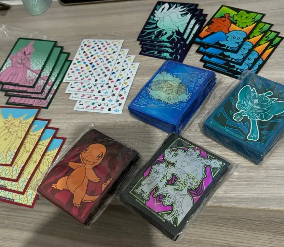 Pokémon Sleeves Originais para Cartas