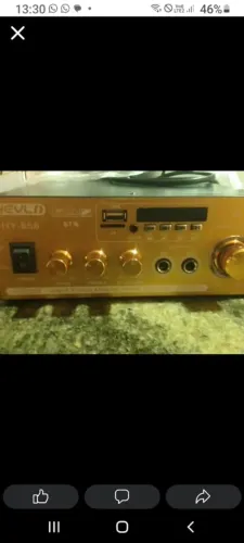 Amplificador novo na caixa