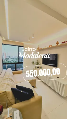 Apartamento, 2 quartos, 1 suíte, 50 m², 1 vaga no Madalena em Recife