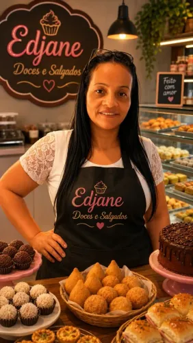 Trabalho com doces e salgados bolo torta etc