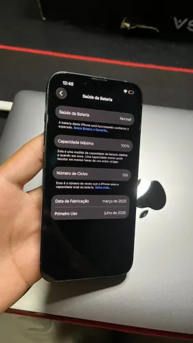 Iphone 16e - 128gb - 100% - garantia apple até julho (até 18x no cartão)