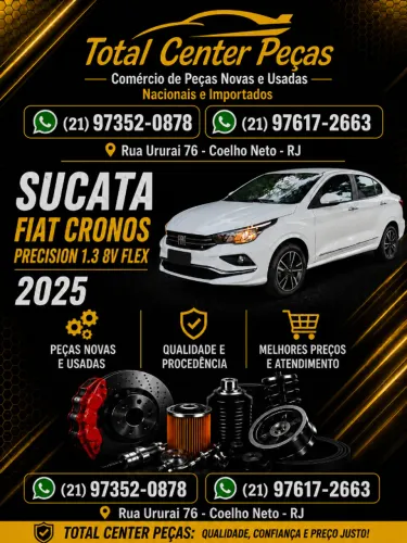 PEÇAS SUCATA FIAT CRONOS 2025