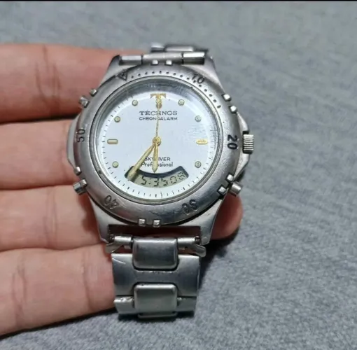 Relógio Technos Skydiver Professional Chrono Alarm - Vintage