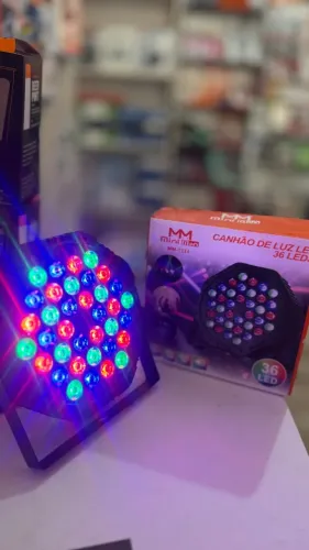 Canhão de LEDs - 36 leds - RGB Novo