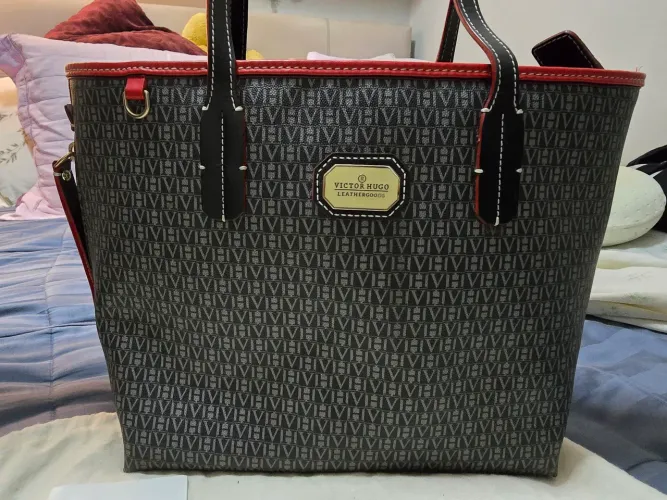 Bolsa Victor Hugo original de couro