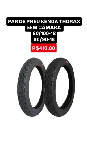 PAR DE PNEU SEM CÂMARA KENDA THORAX