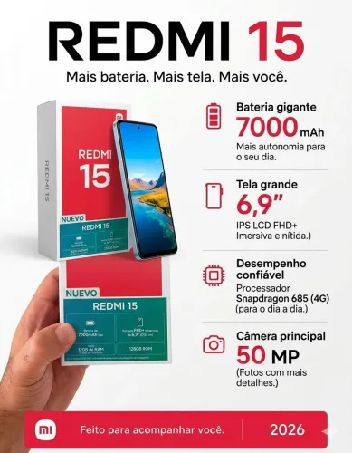 Redmi15 12 GB de RAM 128 GB 