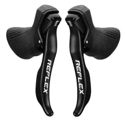 Kit Alavanca Trocador Câmbio Freio Speed Sensah Reflex + Freios Sunrace R80