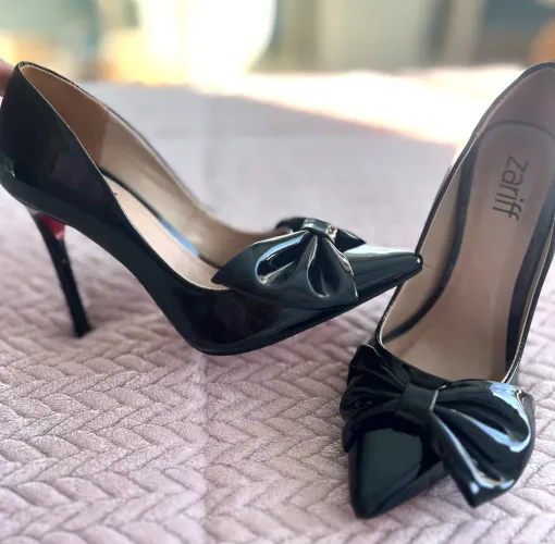Scarpin preto 33 - NUNCA USADO