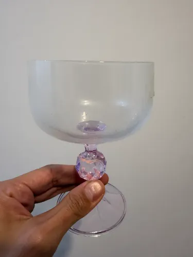 Jogo com 6 Taças para Sobremesa Bohemia em Cristal Tcheco