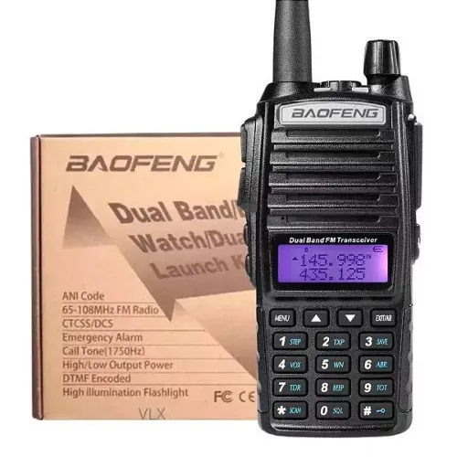Radio comunicador baofeng uv82 novos lacrados