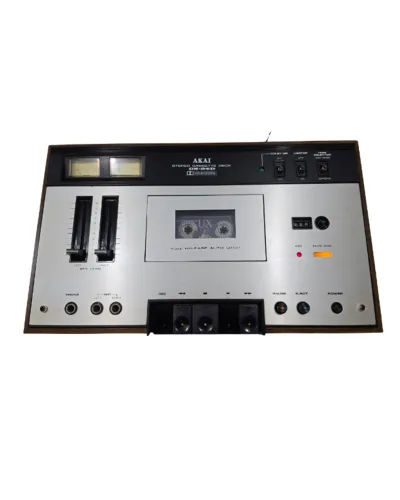 BSV77258 Tape Deck Akai Cs-34d P/ Revisar Serigrafia Top