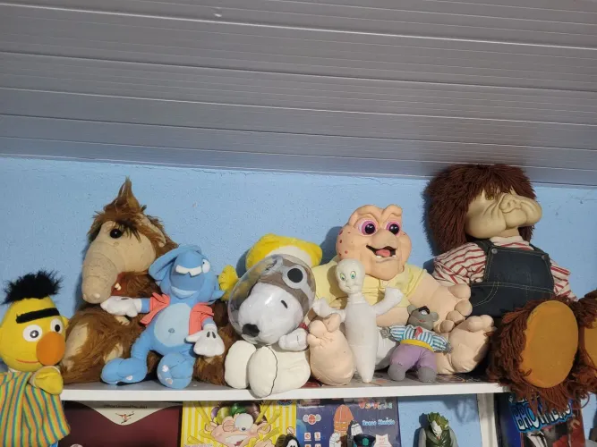 Lote de pelúcias antigas, Fofão baby e muitos outros