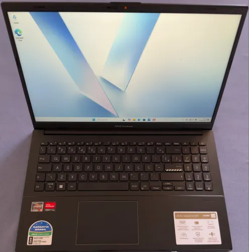 NOTEBOOK ASUS VIVOBOOK GO 15 AMD RYZEN 5 512GB SSD 8GB RAM WINDOWS 11 PRETO