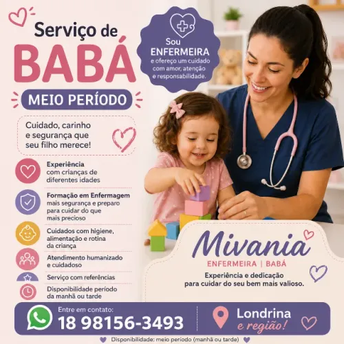 Serviço de Babá - Londrina e região!