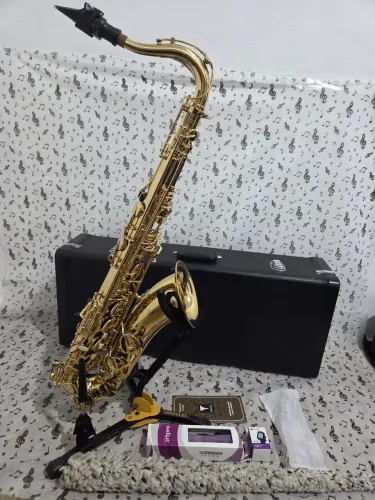 Sax tenor Eagle ST503 seminovo Vendo Troco Oportunidade 