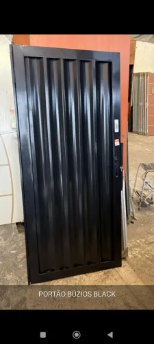 Portão SOCIAL búzios branco ou preto pronta entrega 