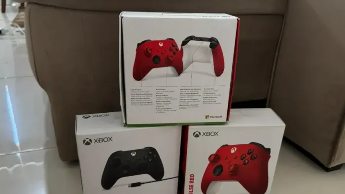 Microsoft Controle Xbox Series Vermelho Pulse Red Novo Original 629.86.46-02.39