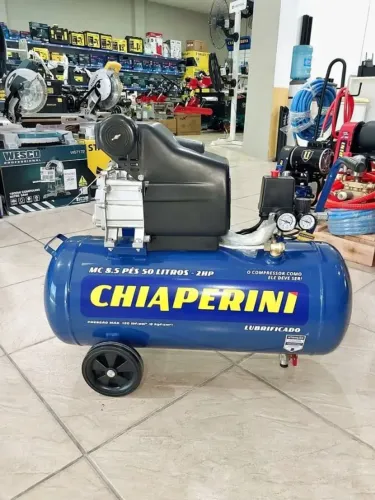 Compressor de ar 50 Litros Chiaperini 8.5pes 2hp 120psi (Loja)